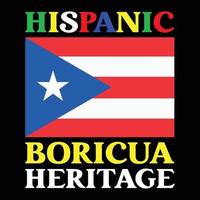 Hispanic Boricua heritage