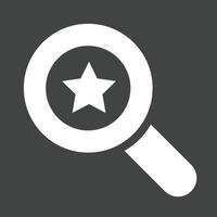 SEO Award Glyph Inverted Icon vector