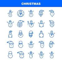 los iconos de la línea navideña establecidos para infografías kit uxui móvil y el diseño de impresión incluyen dulces navideños comida navideña comida payaso santa colección logotipo infográfico moderno y pictograma v vector