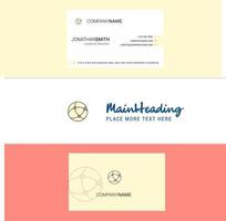 Beautiful Network Logo and business card vertical Design Vector