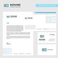 ID card Business Letterhead Envelope and visiting Card Design vector template