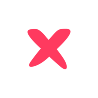 ícone da cruz vermelha para coisas que não devem ser feitas ou proibidas png