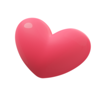 3D Shiny Heart Shaped Balloons Expression of love on Valentine's Day. png