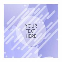 Purple and white background with typography vector