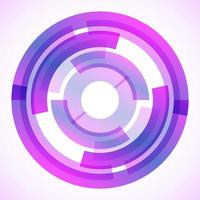 Geometric frame from circles, vector abstract background, wallpaper
