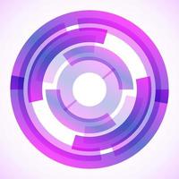 Geometric frame from circles, vector abstract background, wallpaper