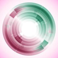 Geometric frame from circles, vector abstract background, wallpaper