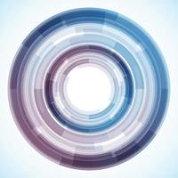 Geometric frame from circles, vector abstract background, wallpaper