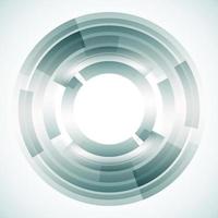 Geometric frame from circles, vector abstract background, wallpaper