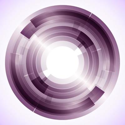 Geometric frame from circles, vector abstract background, wallpaper