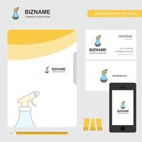 Water shower Business Logo File Cover Visiting Card and Mobile App Design Vector Illustration