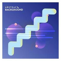 Abstract line background with blue background vector