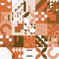 Geometric Bauhaus Pattern design. Abstract Background design template. Vector Shape and modern art.