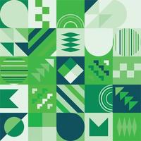 Geometric Bauhaus Pattern design. Abstract Background design template. Vector Shape and modern art.