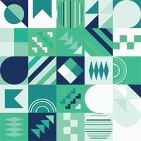 Geometric Bauhaus Pattern design. Abstract Background design template. Vector Shape and modern art.