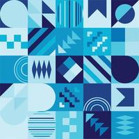 Geometric Bauhaus Pattern design. Abstract Background design template. Vector Shape and modern art.