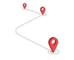 GPS navigator pin checking point to point, GPS navigator pin checking point to point red color on white background vector