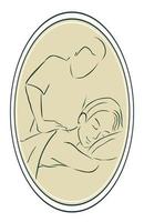 Massage body illustration vector