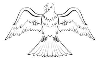 Ilustración de vector de águila