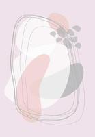 Abstract design. Various forms. Modern art isolated vector graphics.