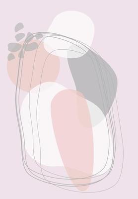 Abstract design. Various forms. Modern art isolated vector graphics.