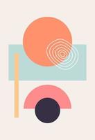 Abstract design. Various forms. Modern art isolated vector graphics.