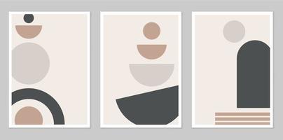 A set of abstract posters. vector