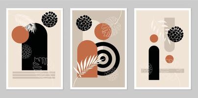 A set of abstract posters. vector