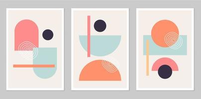 A set of abstract posters. vector