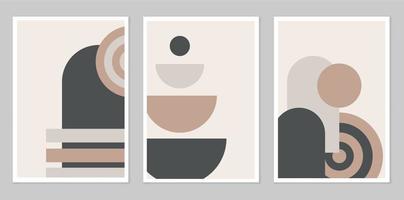 A set of abstract posters. vector