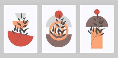 A set of abstract posters. vector