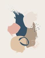 Abstract background illustrations. Abstract art posters. Vector illustrations of shapes, spots and textures for backgrounds.