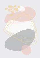 Abstract design. Various forms. Modern art isolated vector graphics.