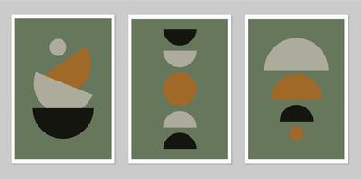 A set of abstract posters. vector