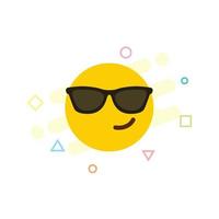 actitud emoji icono diseño vector