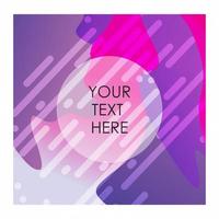 Colorful background with typography vector