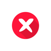 red cross icon for things that should not be done or forbidden png