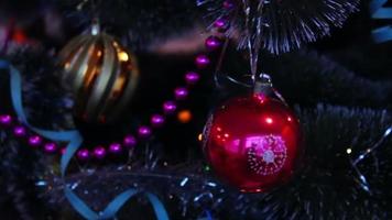 decorações de natal, luzes, bolas video