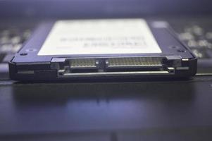 SSD drives are very popular these days, SSDs are placed on laptops photo