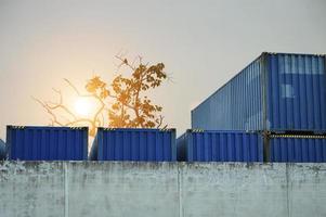 large container image with blue photo
