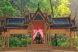 Kuha Karuhas pavillon in Phraya Nakorn cave, national park Khao Sam Roi Yot, Thailand photo