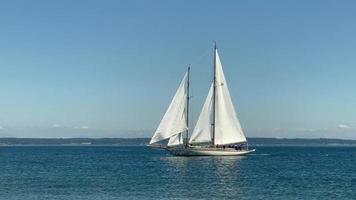 Sail Boat off Port Angeles video