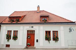 Old building of city Znojmo in the South Moravian region in the Czech Republic. photo