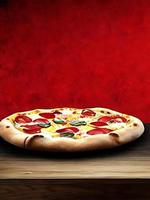 Pizza. Traditional Italian cuisine fast food. photo