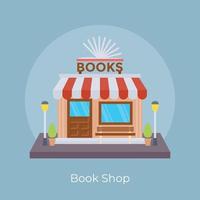 Trendy Bookshop Concepts vector