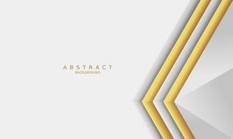 white luxury premium background and gold line. vector