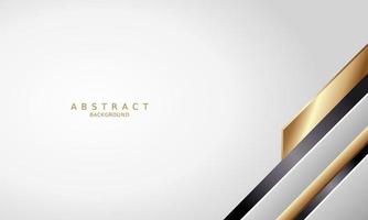 white luxury premium background and gold line. vector