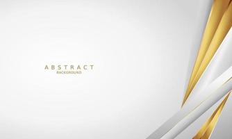 white luxury premium background and gold line. vector