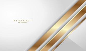 white luxury premium background and gold line. vector