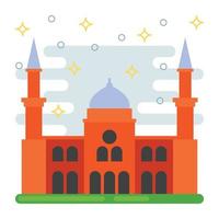 Trendy Mosque Concepts vector